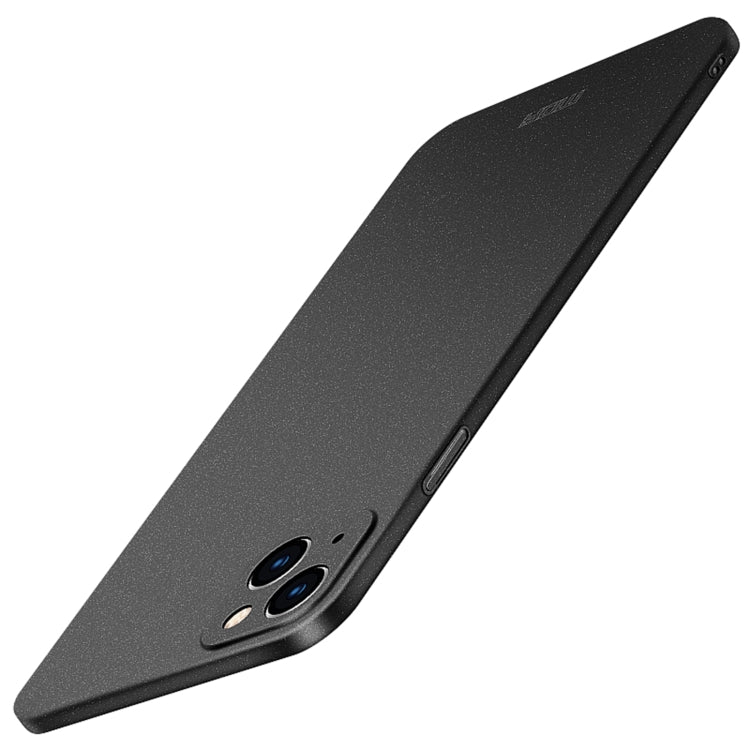 For iPhone 14 Plus  MOFI Fandun Series Frosted PC Ultra-thin Phone Case(Black) - iPhone 14 Plus Cases by MOFI | Online Shopping South Africa | PMC Jewellery