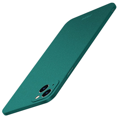 For iPhone 14 Plus  MOFI Fandun Series Frosted PC Ultra-thin Phone Case(Green) - iPhone 14 Plus Cases by MOFI | Online Shopping South Africa | PMC Jewellery