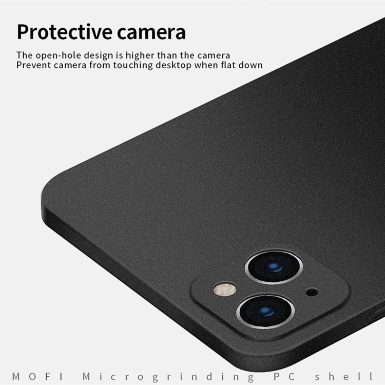 For iPhone 14 Plus  MOFI Fandun Series Frosted PC Ultra-thin Phone Case(Red) - iPhone 14 Plus Cases by MOFI | Online Shopping South Africa | PMC TechLife | Buy Now Pay Later Mobicred