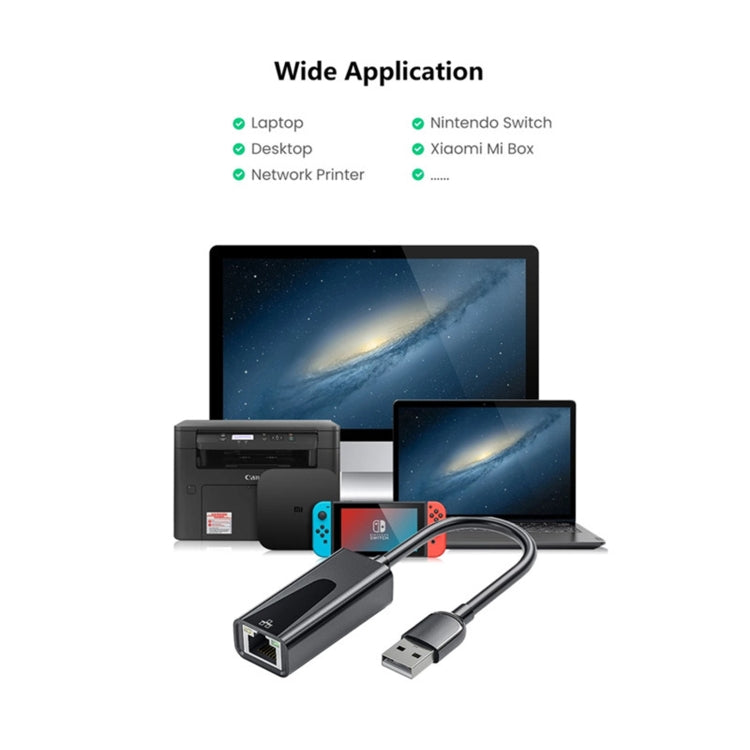 1000Mbps RJ45 Network Card USB Ethernet Adapter, port:USB 3.0 - USB Network Adapter by PMC Jewellery | Online Shopping South Africa | PMC Jewellery | Buy Now Pay Later Mobicred