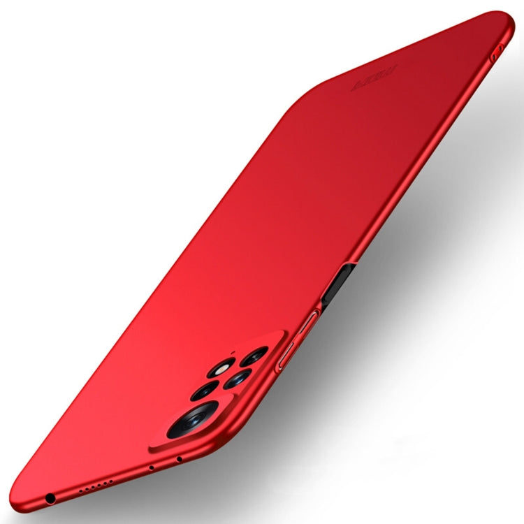 For Xiaomi Redmi Note 11E Pro MOFI Frosted PC Ultra-thin Hard Case(Red) - Xiaomi Cases by MOFI | Online Shopping South Africa | PMC TechLife | Buy Now Pay Later Mobicred