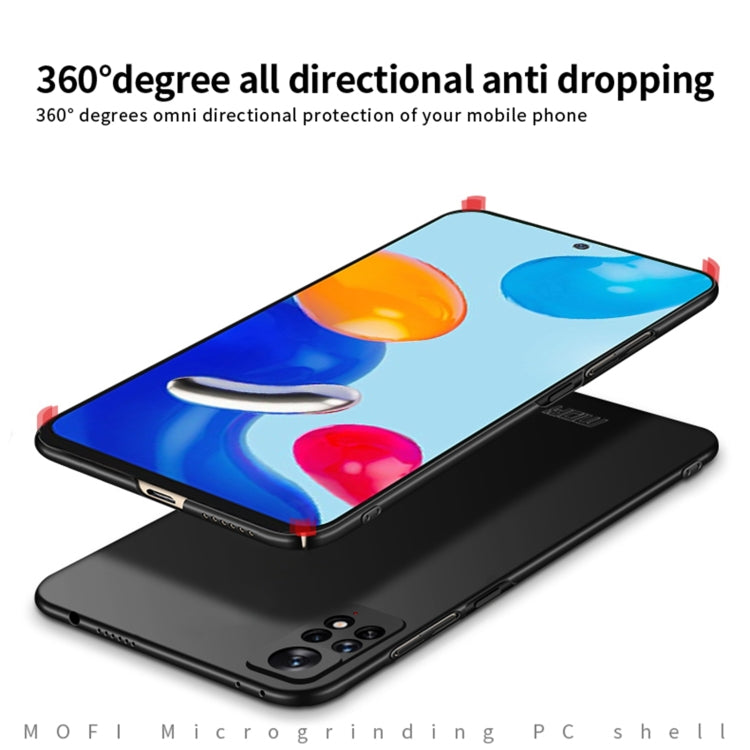 For Xiaomi Redmi Note 11E Pro MOFI Frosted PC Ultra-thin Hard Case(Red) - Xiaomi Cases by MOFI | Online Shopping South Africa | PMC TechLife | Buy Now Pay Later Mobicred