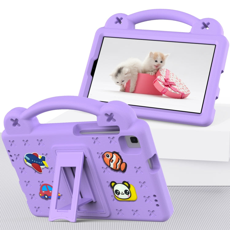 For Samsung Galaxy Tab A 8.0 2019 T290 / T295 Handle Kickstand Children EVA Shockproof Tablet Case(Lighte Purple) - Other Galaxy Tab PC by PMC Jewellery | Online Shopping South Africa | PMC Jewellery