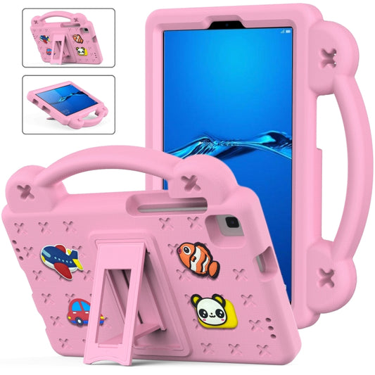 For Huawei MediaPad M3 Lite 8.0 Handle Kickstand Children EVA Shockproof Tablet Case(Pink) - Huawei by PMC Jewellery | Online Shopping South Africa | PMC Jewellery