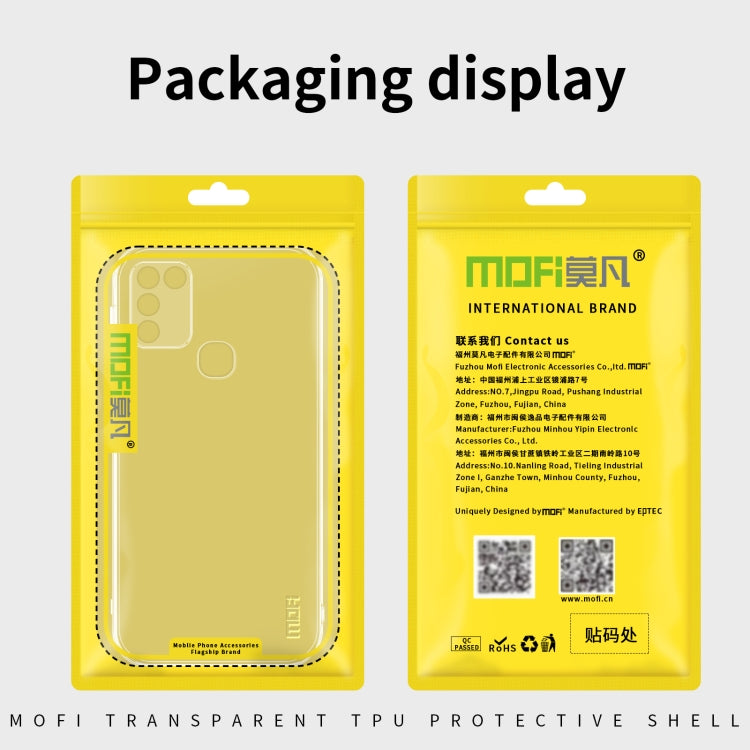 For Tecno Spark GO 2022 MOFI Ming Series Ultra-thin TPU Phone Case(Transparent) - Tecno Cases by MOFI | Online Shopping South Africa | PMC Jewellery