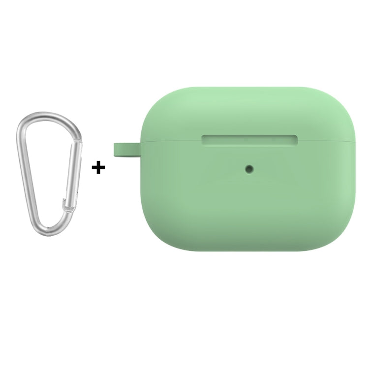 For Apple AirPods Pro 2 2022 ENKAY Thickened Silicone Protective Case with Keychain(Mint Green) - For AirPods Pro 2 by ENKAY | Online Shopping South Africa | PMC Jewellery | Buy Now Pay Later Mobicred