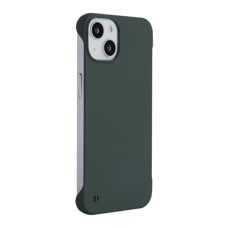 For iPhone 14 Plus ENKAY Matte Frameless PC Phone Case(Dark Green) - iPhone 14 Plus Cases by ENKAY | Online Shopping South Africa | PMC Jewellery | Buy Now Pay Later Mobicred