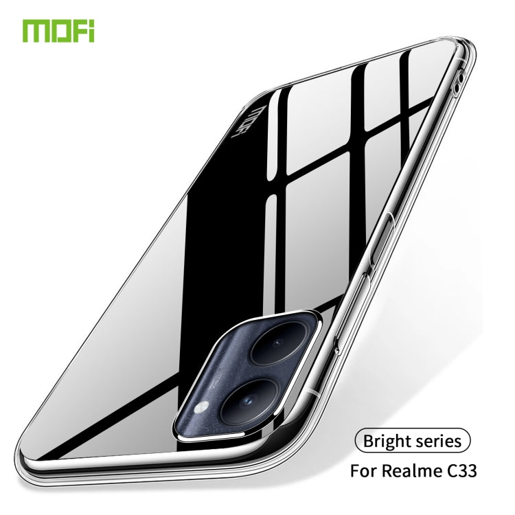 For Realme C33 / C30S MOFI Ming Series Ultra-thin TPU Phone Case(Transparent) - Realme Cases by MOFI | Online Shopping South Africa | PMC Jewellery