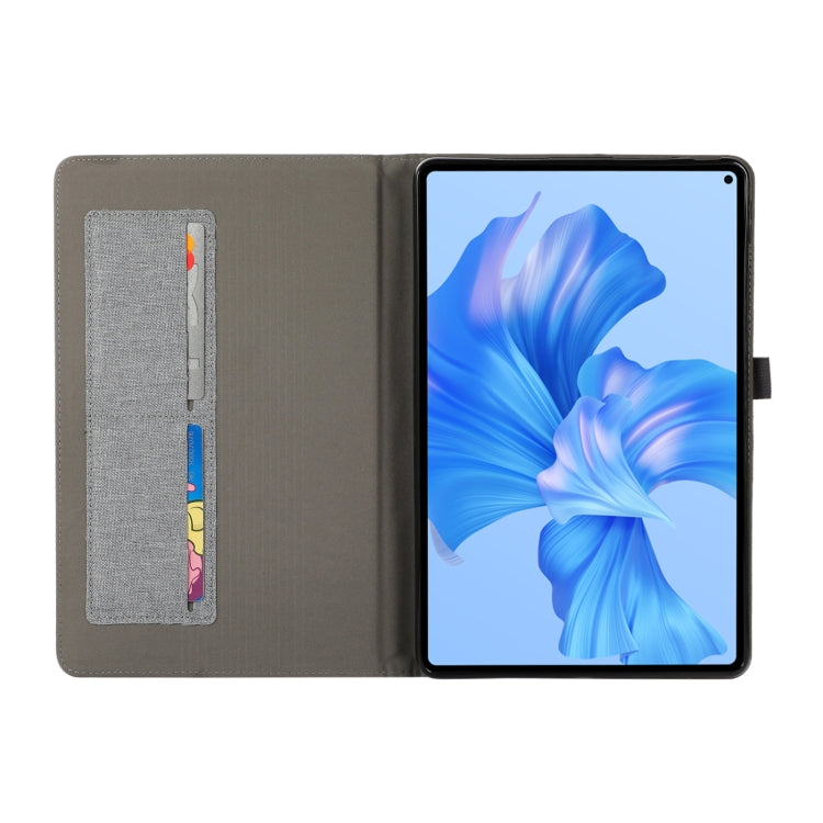 For Huawei MatePad Pro 11 2022  Fabric Leather Tablet Case(Grey) - Huawei by PMC TechLife | Online Shopping South Africa | PMC TechLife | Buy Now Pay Later Mobicred