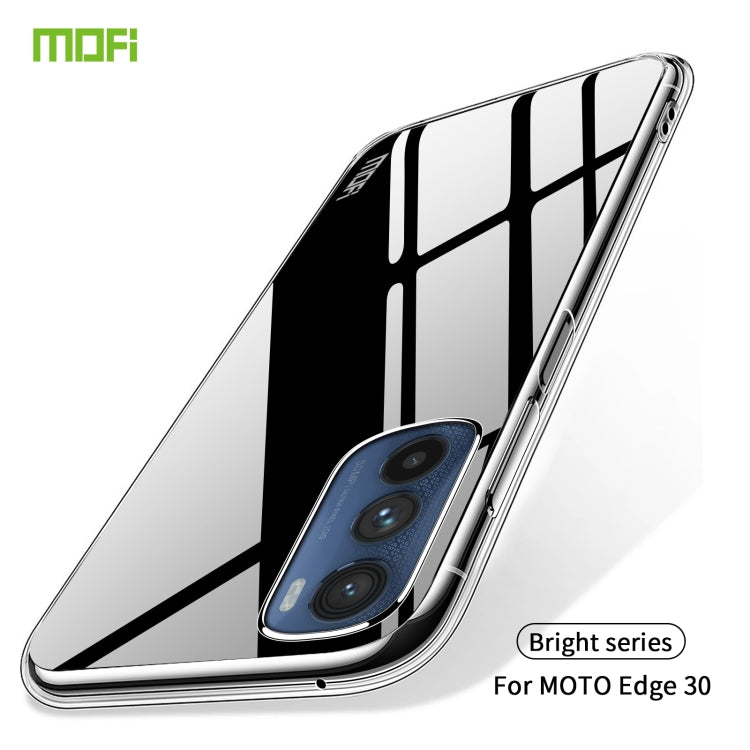 For Motorola Moto Edge 30 MOFI Ming Series Ultra-thin TPU Phone Case(Transparent) - Motorola Cases by MOFI | Online Shopping South Africa | PMC Jewellery