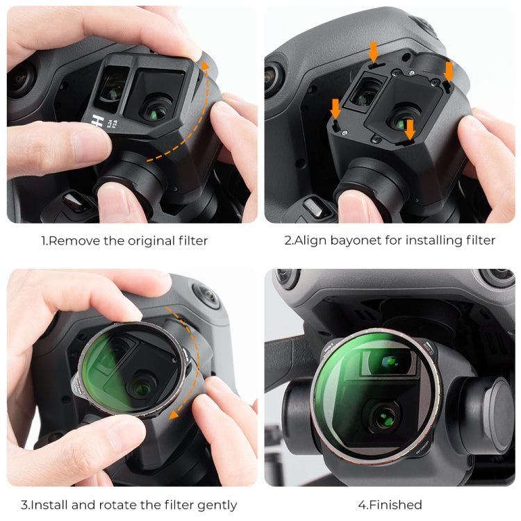 For DJI Mavic 3 / Mavic 3 Cine K&F Concept SKU.1889 2 in 1 Variable ND2-ND32 and CPL Filter Kit - Mavic Lens Filter by K&F | Online Shopping South Africa | PMC Jewellery | Buy Now Pay Later Mobicred