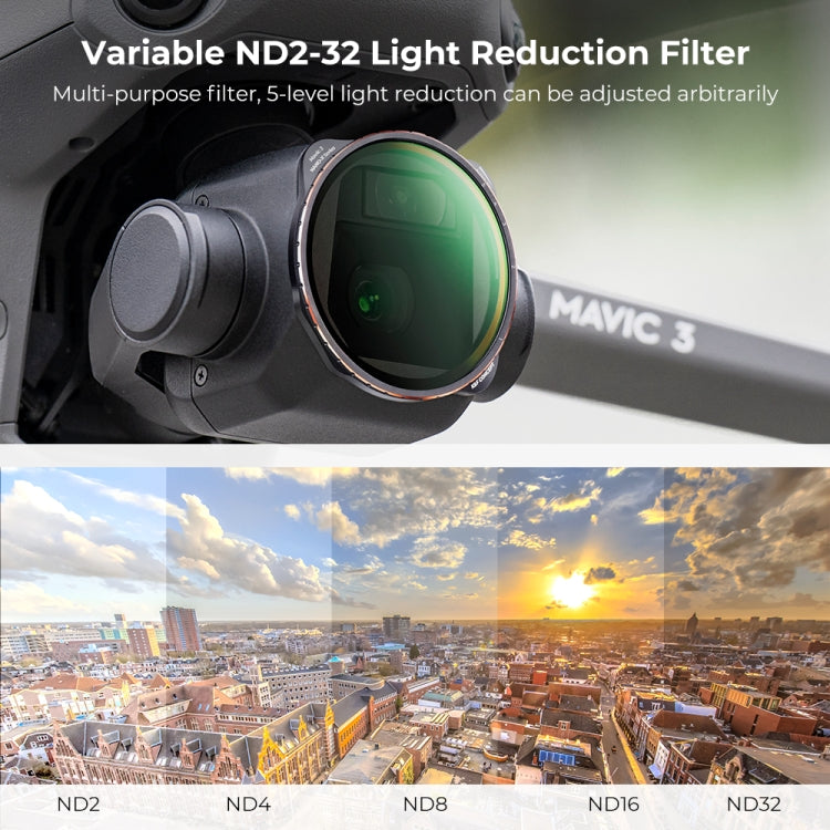 For DJI Mavic 3 / Mavic 3 Cine K&F Concept SKU.1890 3 in 1 CPL and Variable ND2-32 and Black Mist 1/4 Filter Kits - Mavic Lens Filter by K&F | Online Shopping South Africa | PMC Jewellery | Buy Now Pay Later Mobicred