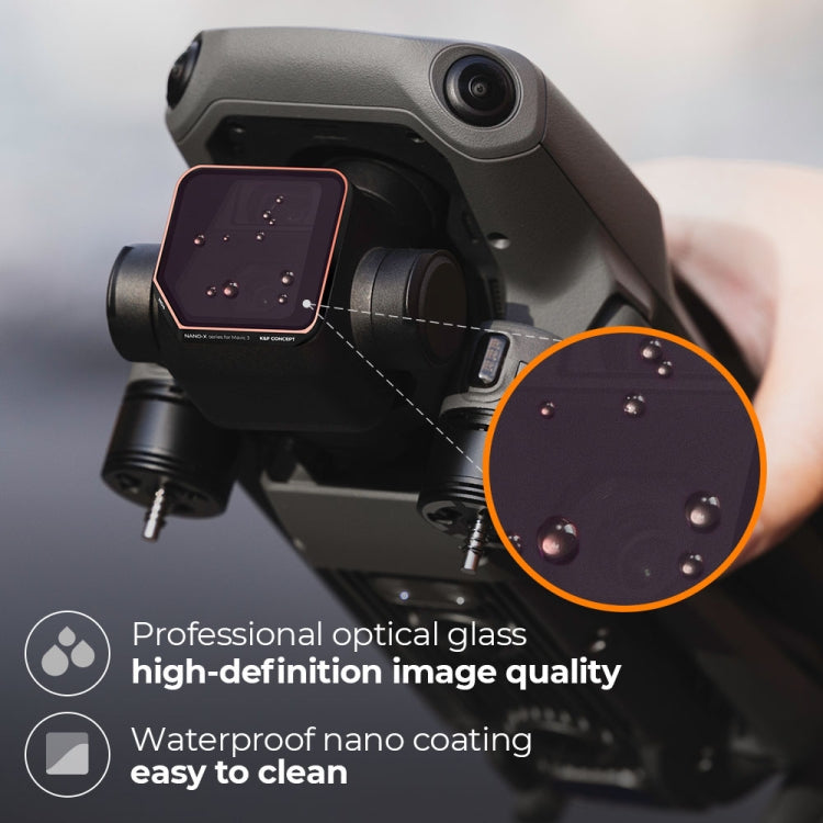 For DJI Mavic 3 K&F Concept SKU.1891 4 in 1 Lens Filter ND4 ND8 ND16 ND32 Filter Kits - Mavic Lens Filter by K&F | Online Shopping South Africa | PMC Jewellery | Buy Now Pay Later Mobicred