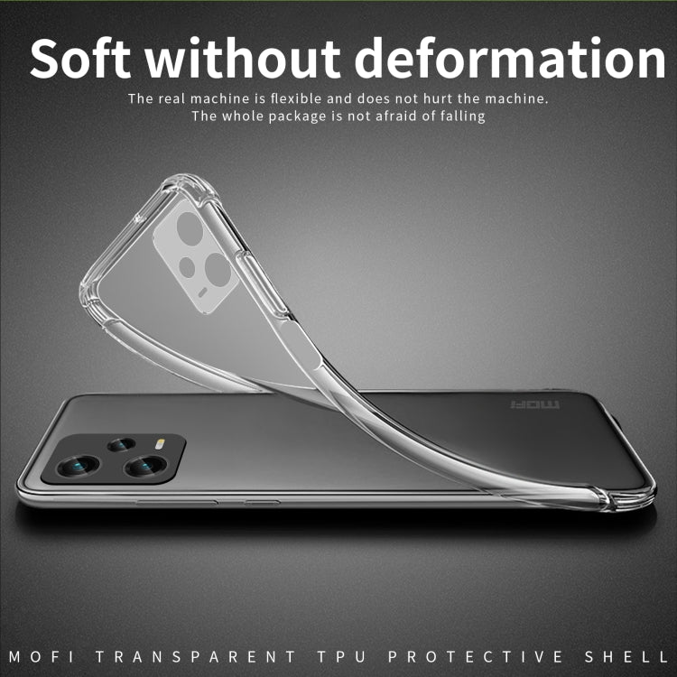 For Xiaomi Redmi Note 12 Pro+ China MOFI Ming Series Ultra-thin TPU Phone Case(Transparent) - Note 12 Pro+ Cases by MOFI | Online Shopping South Africa | PMC Jewellery