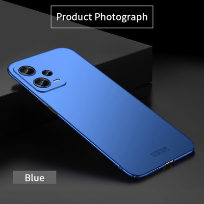 For Xiaomi Redmi Note 12 Pro+ China MOFI Micro Frosted PC Ultra-thin Hard Case(Blue) - Note 12 Pro+ Cases by MOFI | Online Shopping South Africa | PMC Jewellery