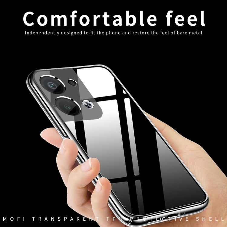 For OPPO Reno9 Pro+ 5G MOFI Ming Series Ultra-thin TPU Phone Case(Transparent) - OPPO Cases by MOFI | Online Shopping South Africa | PMC Jewellery
