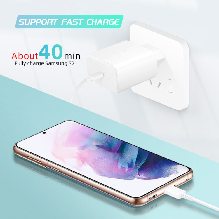 M135 45W USB-C / Type-C Port Fast Charger with 5A Type-C to Type-C Cable, US Plug(White) - USB Charger by PMC TechLife | Online Shopping South Africa | PMC TechLife | Buy Now Pay Later Mobicred