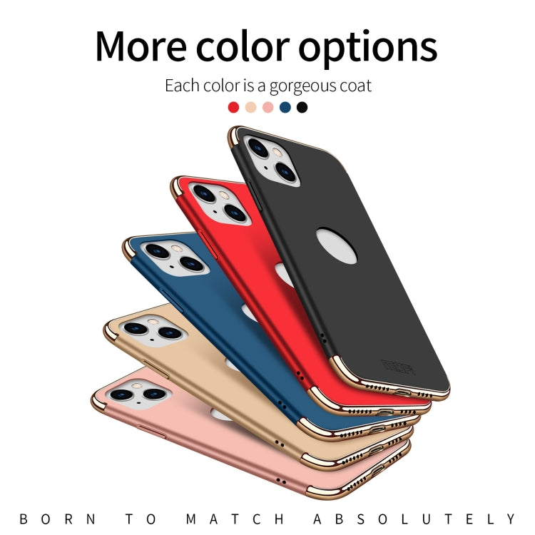 For iPhone 14 Plus MOFI Yatun Series 3 in 1 Stitching PC Phone Case(Black) - iPhone 14 Plus Cases by MOFI | Online Shopping South Africa | PMC TechLife | Buy Now Pay Later Mobicred