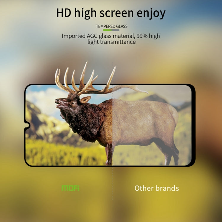 For Samsung Galaxy A34 5G MOFI 9H 2.5D Full Screen Tempered Glass Film(Black) - Galaxy Tempered Glass by MOFI | Online Shopping South Africa | PMC TechLife