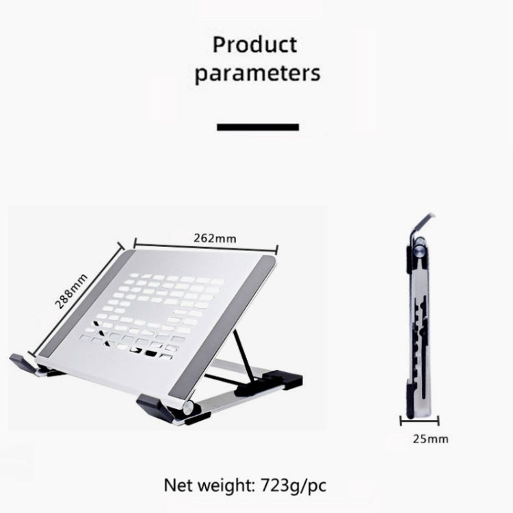 P2 Laptop Mount Vertical 5 Levels Riser Desk Computer Stand - Laptop Stand by PMC Jewellery | Online Shopping South Africa | PMC Jewellery | Buy Now Pay Later Mobicred