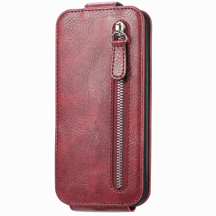 For Xiaomi 14 Ultra Zipper Wallet Vertical Flip Leather Phone Case(Red) - 14 Ultra Cases by PMC Jewellery | Online Shopping South Africa | PMC Jewellery | Buy Now Pay Later Mobicred