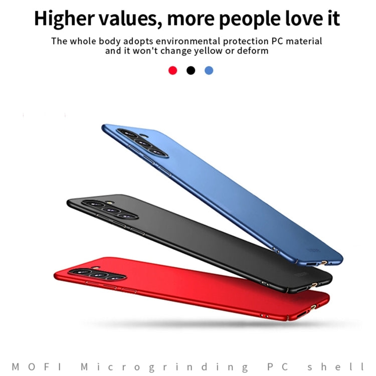 For Samsung Galaxy A35 5G MOFI Frosted PC Ultra-thin Hard Phone Case(Red) - Galaxy Phone Cases by MOFI | Online Shopping South Africa | PMC TechLife | Buy Now Pay Later Mobicred