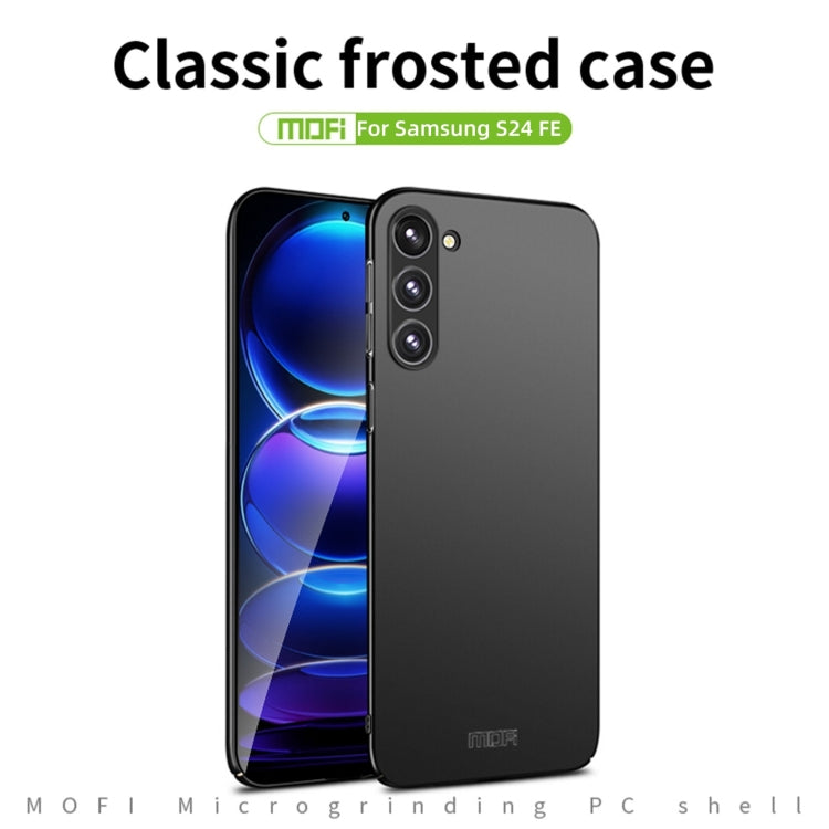 For Samsung Galaxy S24 FE 5G MOFI Frosted PC Ultra-thin Hard Phone Case(Blue) - Galaxy S24 FE 5G Cases by MOFI | Online Shopping South Africa | PMC Jewellery | Buy Now Pay Later Mobicred