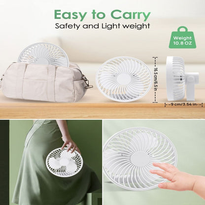 Multifunctional LED Rechargeable Outdoor Portable Tent Camping Fan(White) - Electric Fans by PMC Jewellery | Online Shopping South Africa | PMC Jewellery | Buy Now Pay Later Mobicred