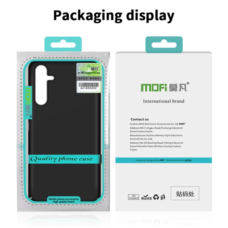 For Samsung Galaxy A14 4G / 5G MOFI Frosted PC Ultra-thin Hard Case(Blue) - Galaxy Phone Cases by MOFI | Online Shopping South Africa | PMC TechLife | Buy Now Pay Later Mobicred