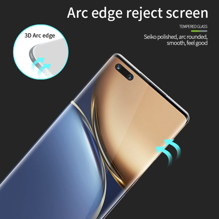 For Honor Magic5 Ultimate MOFI 9H 3D Explosion Proof Thermal Bending Full Screen Covered With Tempered Glass Film(Black) - Honor Tempered Glass by MOFI | Online Shopping South Africa | PMC TechLife