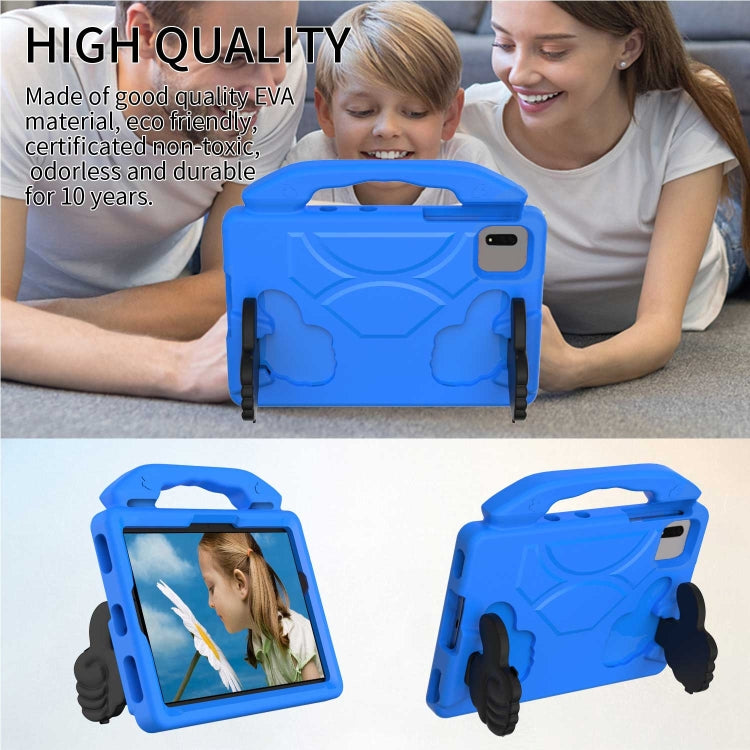 For  Lenovo Tab M11 /Xiaoxin Pad 11 2024 Thumb Bracket EVA Shockproof Tablet Case(Blue) - Lenovo by PMC Jewellery | Online Shopping South Africa | PMC Jewellery | Buy Now Pay Later Mobicred