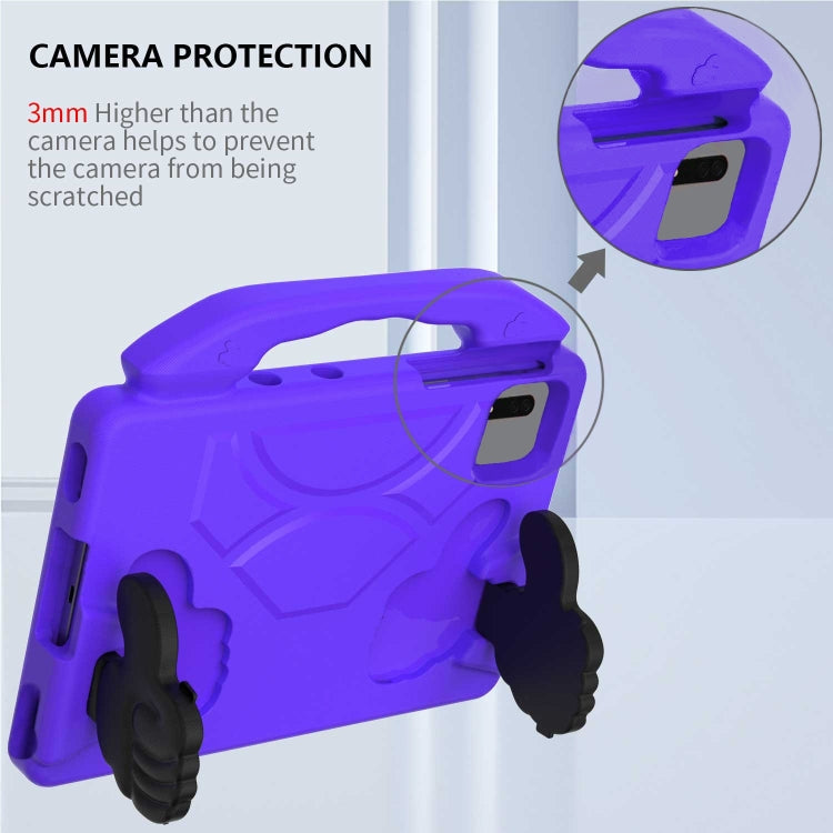 For  Lenovo Tab M11 /Xiaoxin Pad 11 2024 Thumb Bracket EVA Shockproof Tablet Case(Purple) - Lenovo by PMC Jewellery | Online Shopping South Africa | PMC Jewellery | Buy Now Pay Later Mobicred
