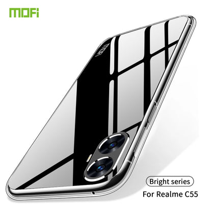 For Realme C55 MOFI Ming Series Ultra-thin TPU Phone Case(Transparent) - Realme Cases by MOFI | Online Shopping South Africa | PMC Jewellery