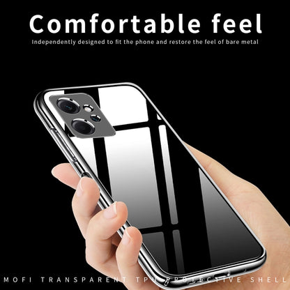 For Xiaomi Redmi Note 12 4G MOFI Ming Series Ultra-thin TPU Phone Case(Transparent) - Note 12 Cases by MOFI | Online Shopping South Africa | PMC Jewellery