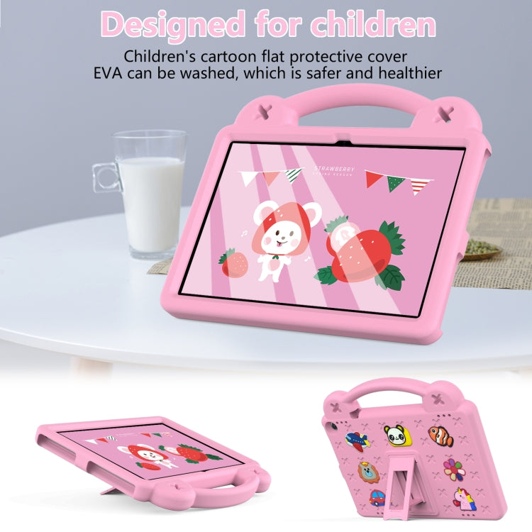 For Amazon Fire HD 10 2021 Handle Kickstand Children EVA Shockproof PC Tablet Case(Pink) - Amazon by PMC TechLife | Online Shopping South Africa | PMC TechLife | Buy Now Pay Later Mobicred