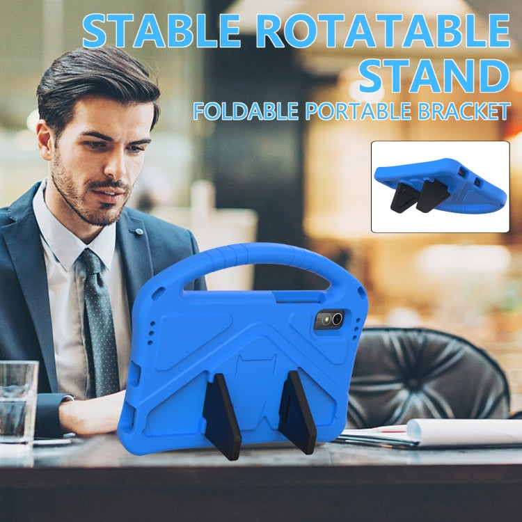For Lenovo Tab M9 TB-310FU 2023 EVA Shockproof Tablet Case with Holder(Blue) - Lenovo by PMC TechLife | Online Shopping South Africa | PMC TechLife | Buy Now Pay Later Mobicred