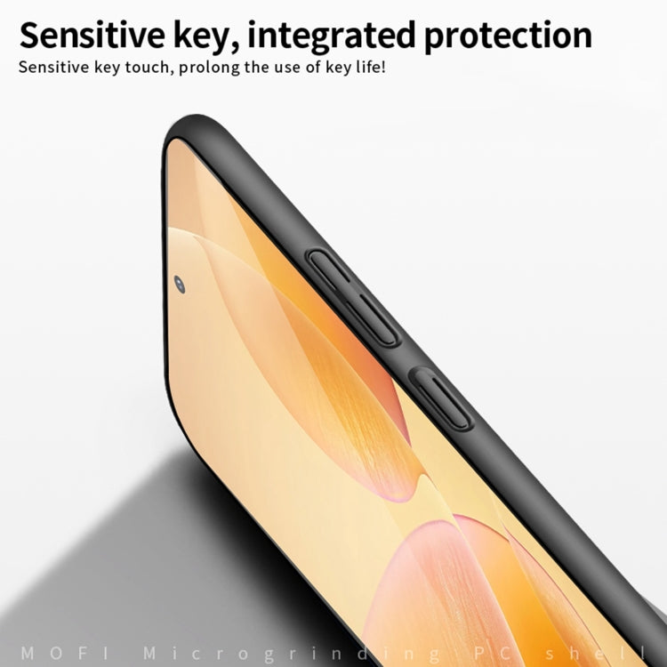 For Xiaomi Redmi K70 / K70 Pro MOFI Micro-Frosted PC Ultra-thin Hard Phone Case(Black) - K70 Pro Cases by MOFI | Online Shopping South Africa | PMC Jewellery | Buy Now Pay Later Mobicred