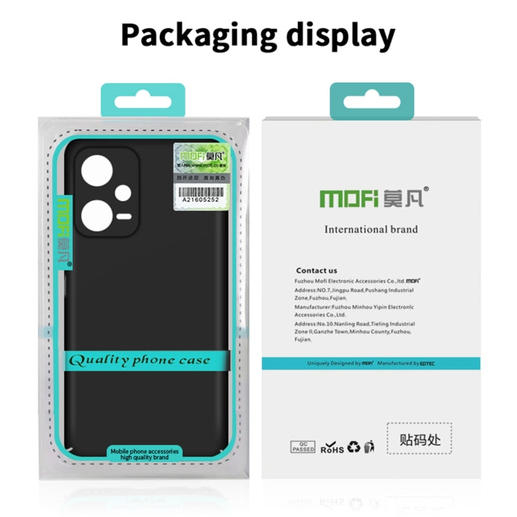 For Xiaomi Redmi 13 4G / 5G MOFI Micro-Frosted PC Ultra-thin Hard Phone Case(Black) - Redmi 13 Cases by MOFI | Online Shopping South Africa | PMC Jewellery | Buy Now Pay Later Mobicred