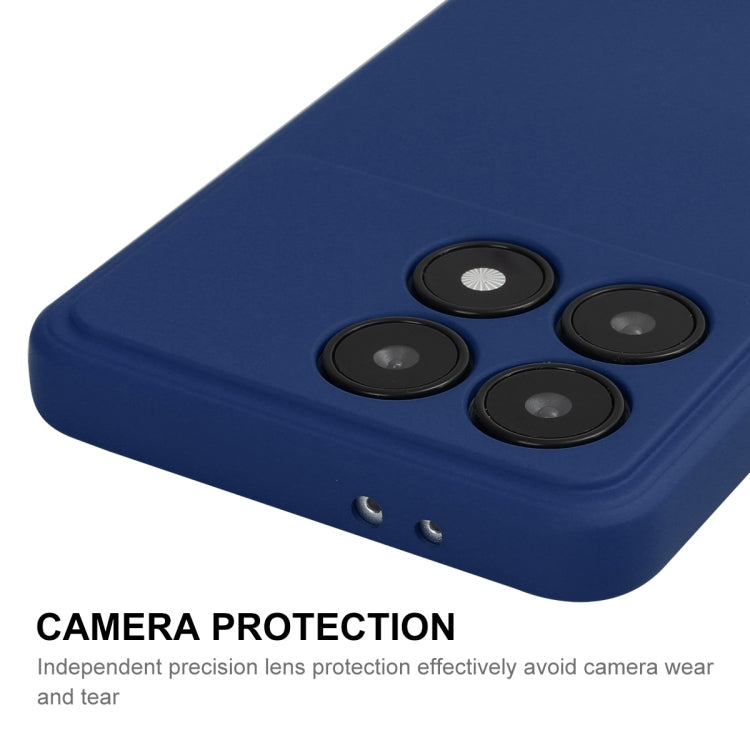 For Xiaomi Poco F6 Pro / Redmi K70 ENKAY Hat-Prince Liquid Silicone Shockproof Soft Phone Case(Dark Blue) - K70 Cases by ENKAY | Online Shopping South Africa | PMC Jewellery | Buy Now Pay Later Mobicred