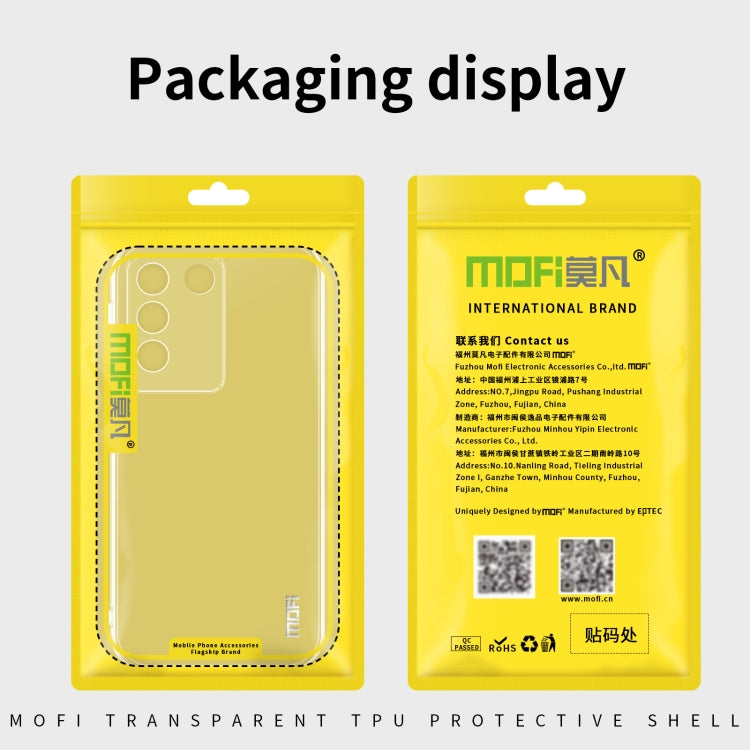 For vivo X100s MOFI Ming Series Ultra-thin TPU Phone Case(Transparent) - vivo Cases by MOFI | Online Shopping South Africa | PMC Jewellery | Buy Now Pay Later Mobicred