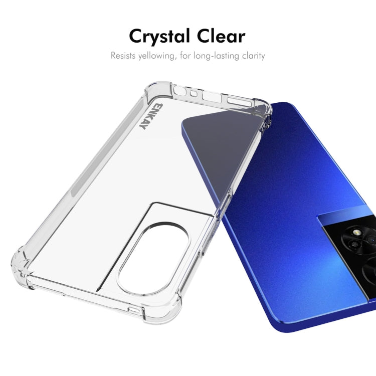 For TCL 50 5G ENKAY Hat-Prince Transparent TPU Shockproof Phone Case - More Brand by ENKAY | Online Shopping South Africa | PMC Jewellery | Buy Now Pay Later Mobicred