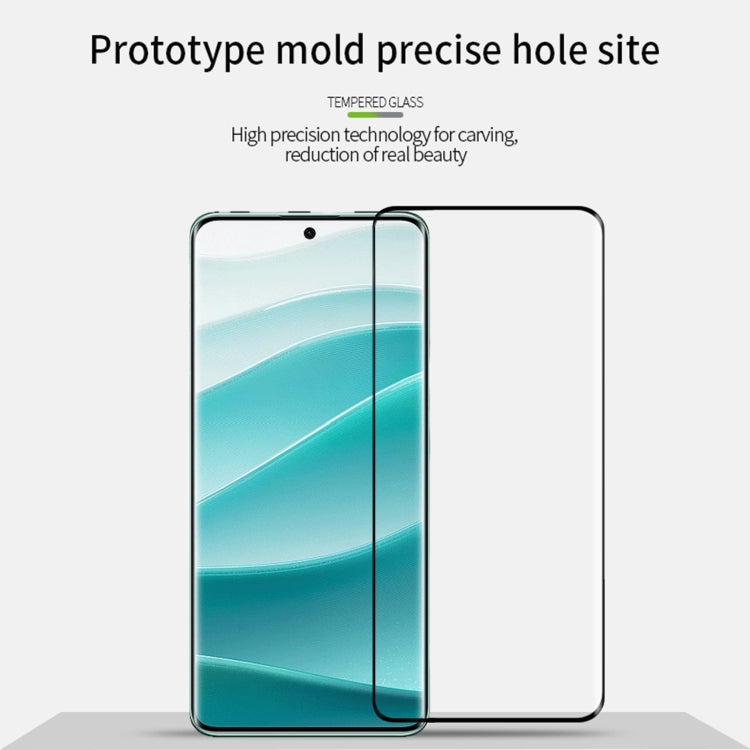 For Xiaomi Redmi Note 14 Pro /14 Pro+ MOFI 9H 3D Hot Bending Tempered Glass Film(Black) - Note 14 Pro+ Tempered Glass by MOFI | Online Shopping South Africa | PMC Jewellery | Buy Now Pay Later Mobicred