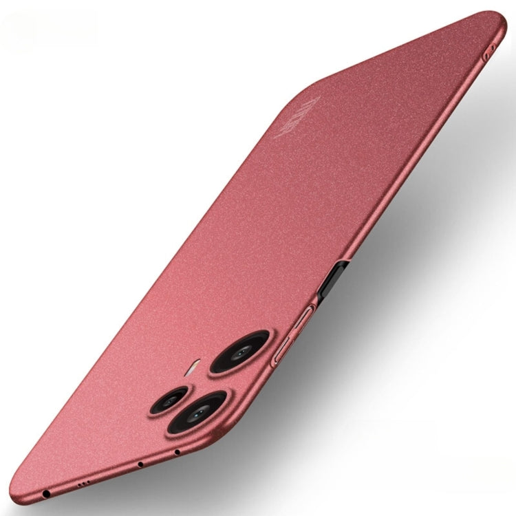 For Xiaomi Redmi Note 12 Turbo MOFI Fandun Series Frosted PC Ultra-thin All-inclusive Phone Case(Red) - Xiaomi Cases by MOFI | Online Shopping South Africa | PMC TechLife