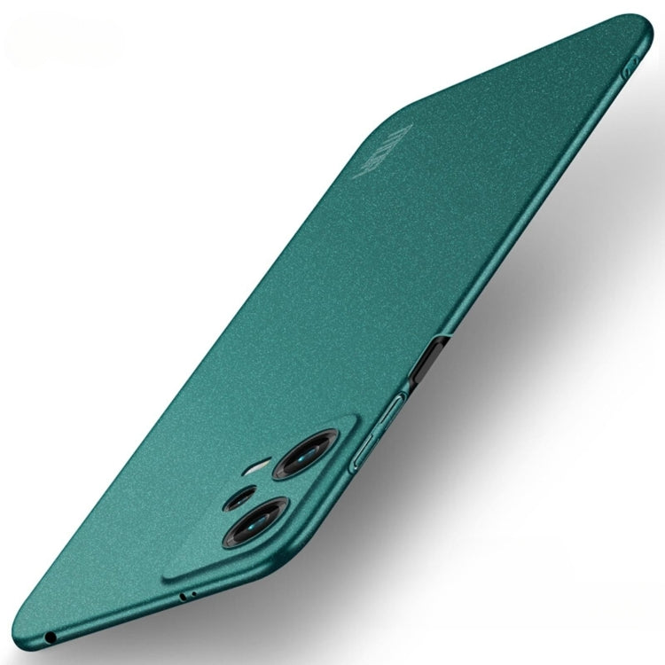 For Xiaomi Redmi Note 12 Global MOFI Fandun Series Frosted PC Ultra-thin All-inclusive Phone Case(Green) - Note 12 Pro Cases by MOFI | Online Shopping South Africa | PMC Jewellery