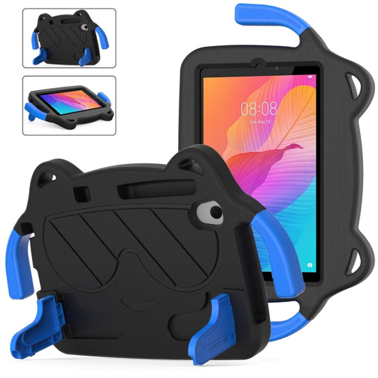 For Huawei MatePad T8 8.0 2020 Ice Baby EVA Shockproof Hard PC Tablet Case(Black+Blue) - Huawei by PMC Jewellery | Online Shopping South Africa | PMC Jewellery | Buy Now Pay Later Mobicred