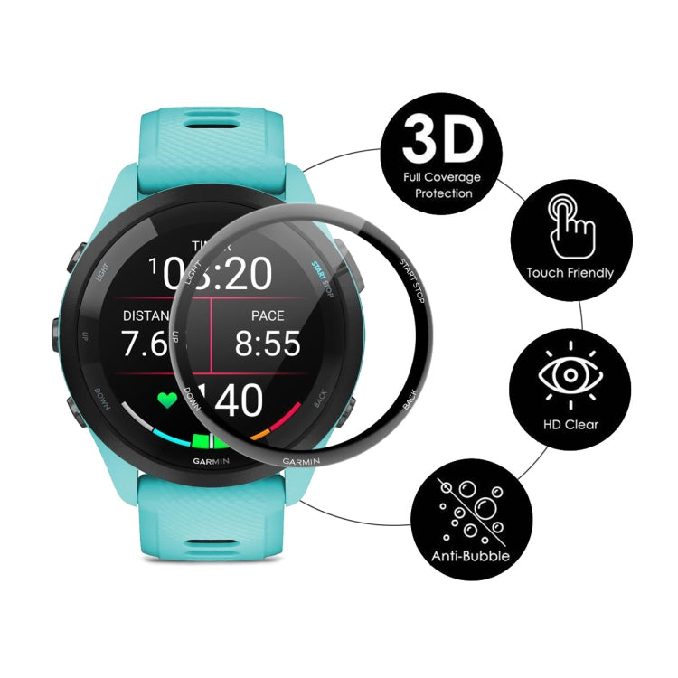 For Garmin Forerunner 265 ENKAY 3D Full Coverage Soft PC Edge PMMA HD Screen Protector Film - free shipping - PMC TechLife - Order now!