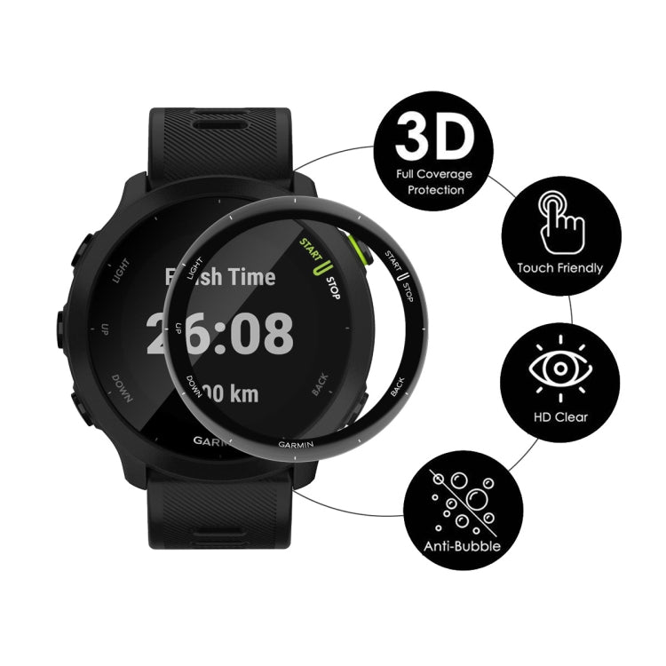 For Garmin Forerunner 158 ENKAY 3D Full Coverage Soft PC Edge PMMA HD Screen Protector Film - free shipping - PMC TechLife - Order now!