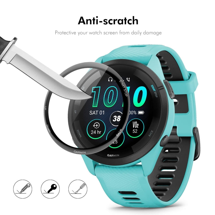For Garmin Forerunner 265S 5pcs ENKAY 3D Full Coverage Soft PC Edge PMMA HD Screen Protector Film - free shipping - PMC TechLife - Order now!