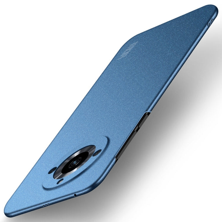 For Realme 11 Pro MOFI Fandun Series Frosted PC Ultra-thin All-inclusive Phone Case(Blue) - Realme Cases by MOFI | Online Shopping South Africa | PMC Jewellery