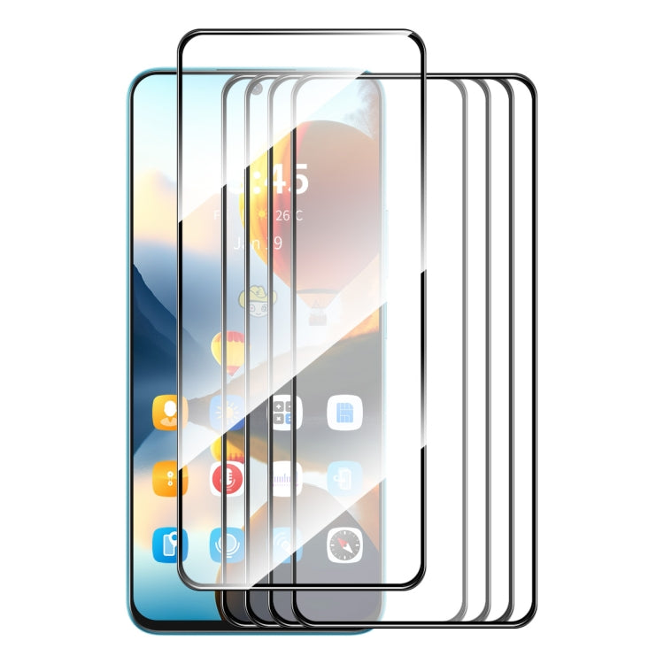 For Motorola Moto G Power 2024 5pcs ENKAY Full Glue High Aluminum-silicon Tempered Glass Film - Motorola Tempered Glass by ENKAY | Online Shopping South Africa | PMC Jewellery | Buy Now Pay Later Mobicred